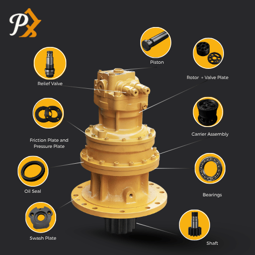 Swing Device and Motor Assembly Parts